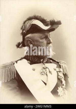 King Oscar II (1829-1907), portrait, 1880-1900. Stock Photo