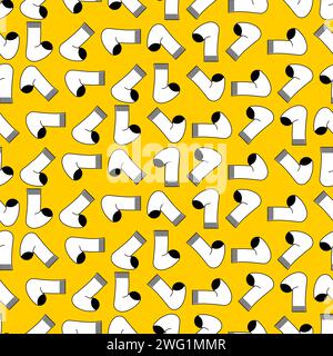 Socks pattern seamless. Sock background. Ornament of kids fabric Stock Vector