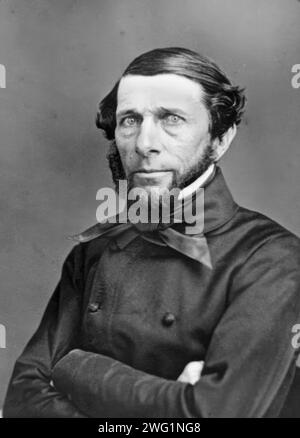 Portrait of John Ericsson (1803-1889), inventor, 1855-1865. Stock Photo