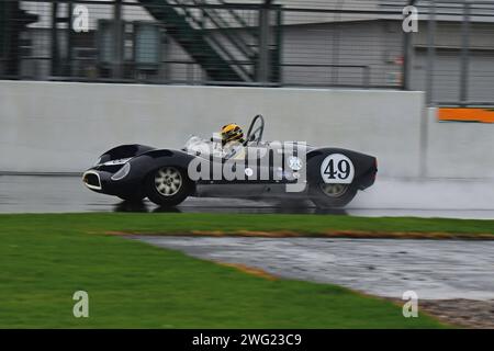 Robi Bernberg, Paul Ugo, Cooper Monaco T49, MRL RAC Woodcote Trophy & Stirling Moss Trophy for Pre-’56 & Pre-’61 Sports Cars, a one hour race featurin Stock Photo