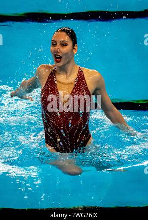 Jasmine Verbena of San Marino competes in the women's solo free