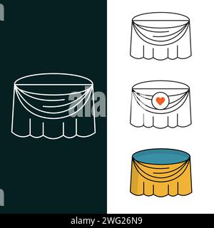 "Table Vector Icon Design" Stock Vector