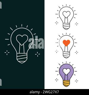 "Lightbulb Vector Icon Design" Stock Vector