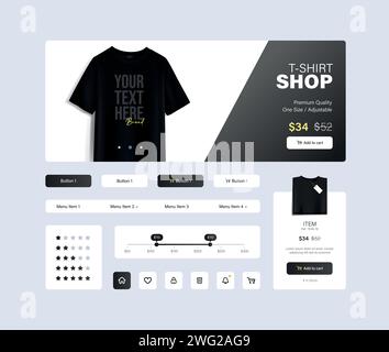 Online clothing shop smartphone interface vector template. Fashion ...