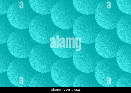 Dotwork spheres seamless pattern. Noise stipple dots texture. Dotted vector background Stock Vector