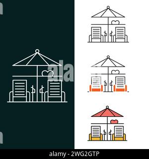 "Sunset Vector illustration Icon Design" Stock Vector