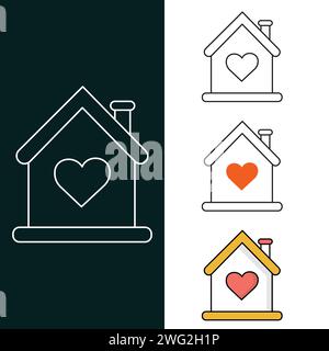 "House Vector Illustration Icon Design" Stock Vector