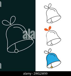 "Bell Vector Illustration Icon Design" Stock Vector