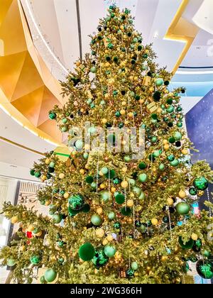 Christmas Market at the Chodov. Shopping Centr Stock Photo