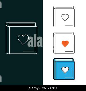 "Photo Album Vector Icon Design" Stock Vector
