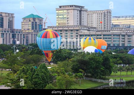 The 3rd Putrajaya International Hot Air Balloon Festival in Putrajaya, Malaysia. Stock Photo