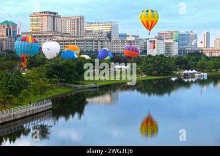 The 3rd Putrajaya International Hot Air Balloon Festival in Putrajaya, Malaysia. Stock Photo