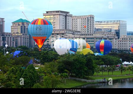 The 3rd Putrajaya International Hot Air Balloon Festival in Putrajaya, Malaysia. Stock Photo