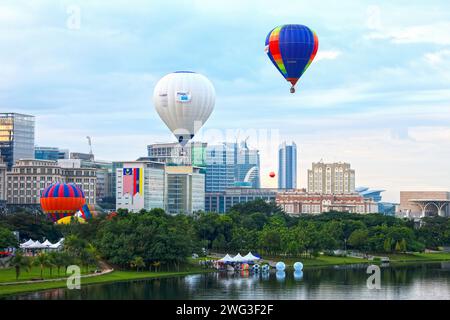 The 3rd Putrajaya International Hot Air Balloon Festival in Putrajaya, Malaysia. Stock Photo