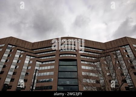 Arlington, United States. 02nd Feb, 2024. The headquarters for Lockheed Martin is seen on February 2, 2024, in Arlington, Virginia. Lockheed Martin is one of the largest defense contractors in the United States and is producing the next-gen F-35 aircraft for the US and their NATO allies. (Photo by Samuel Corum/Sipa USA) Credit: Sipa USA/Alamy Live News Stock Photo