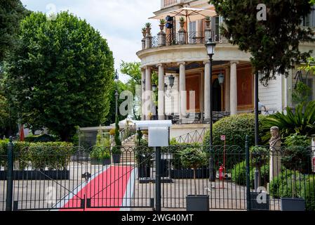 Building in Villa Borghese Park - Rome - Italy Stock Photo