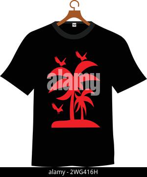 Summer vibes tshirt design Stock Vector