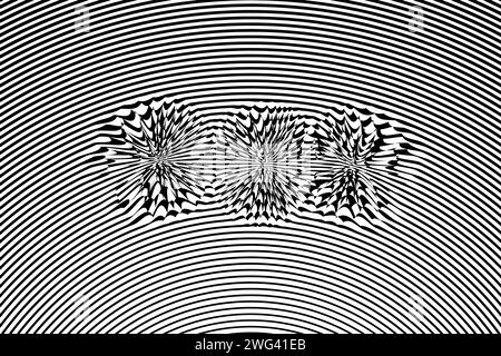 Diagonal lines, oblique, monochrome stripe lines pattern. Stock Vector