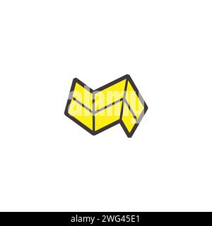 window buildings abstract simple logo vector Stock Vector
