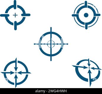 Focus Logo Template vector icon illustration design Stock Vector