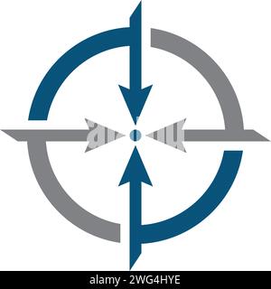 Focus Logo Template vector icon illustration design Stock Vector