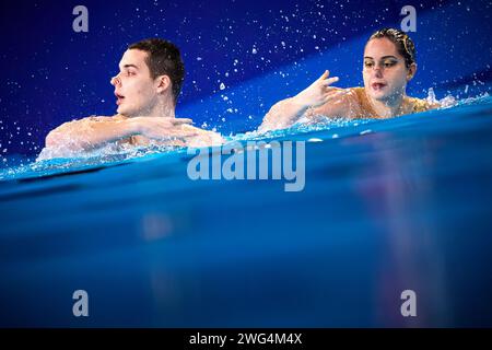 Jelena Kontic and Ivan Martinovic of Serbia compete in the artistic ...