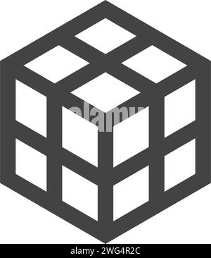 Cube Logo Template vector icon illustration design Stock Vector