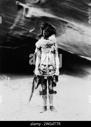 Nayenezgani Navaho 1904 C1905 Indian Full Length Portrait Standing