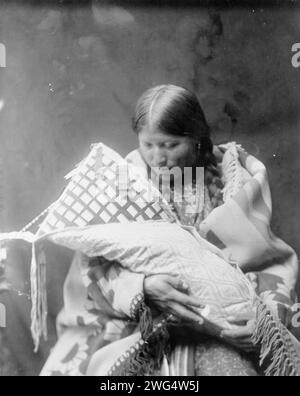 Cheyenne mother and child, c1905. Stock Photo