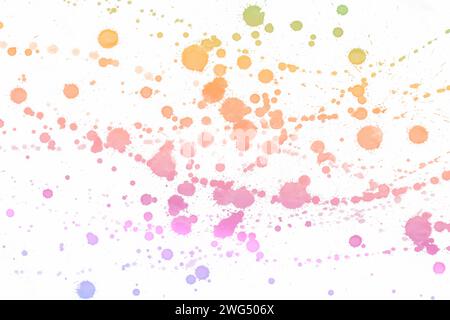 Yellow watercolor abstract background. Watercolor pink background. Abstract colorful texture. Stock Photo