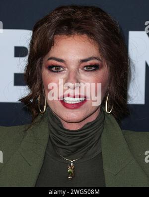 Los Angeles, United States. 02nd Feb, 2024. LOS ANGELES, CALIFORNIA, USA - FEBRUARY 02: Shania Twain arrives at the 2024 MusiCares Person of the Year Honoring Jon Bon Jovi held at the Los Angeles Convention Center on February 2, 2024 in Los Angeles, California, United States. (Photo by Xavier Collin/Image Press Agency) Credit: Image Press Agency/Alamy Live News Stock Photo