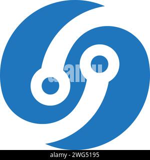 Circuit Logo Template vector illustration icon design Stock Vector