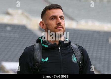 Newcastle on Saturday 3rd February 2024. Newcastle United Goalkeeper Martin Dúbravka during the Premier League match between Newcastle United and Luton Town at St. James's Park, Newcastle on Saturday 3rd February 2024. (Photo: Michael Driver | MI News) Credit: MI News & Sport /Alamy Live News Stock Photo