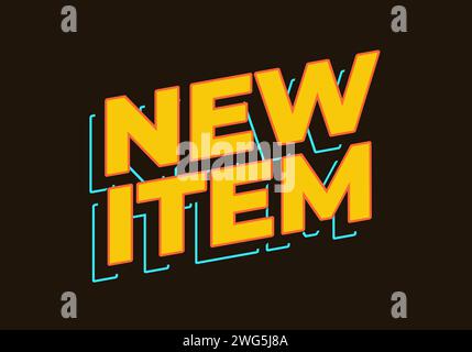 Christmas Discount text effect in red color with yellow outline Stock Vector