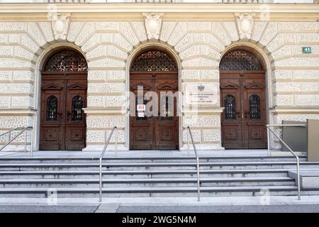 Regional Criminal Court, Graz Public Prosecutor And Graz-Jakomini, Styria, Austria Stock Photo