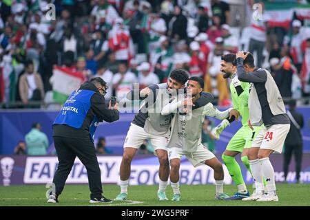 AL RAYYAN, Qatar. 3 February, 2024. ISLAMIC REPUBLIC OF IRAN VS JAPAN：Quarter Final - AFC Asian Cup Qatar 2023 at EDUCATION CITY STADIUM. Credit: Meng Gao/Alamy Live News Stock Photo