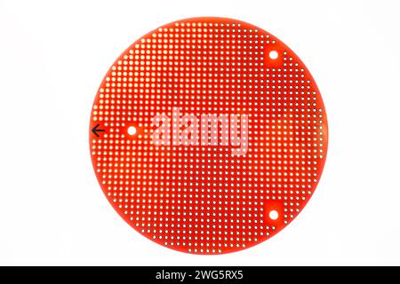 printed circuit board for electronic components of an unmanned aerial vehicle (drone) Stock Photo