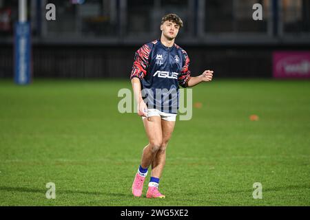 Wakefield, England - 26th January 2024 - Rugby League Matty Ashust Testimonial, Wakefield Trinity vs Wigan Warriors at DIY Kitchens Stadium, Wakefield, UK  Dean Williams Stock Photo