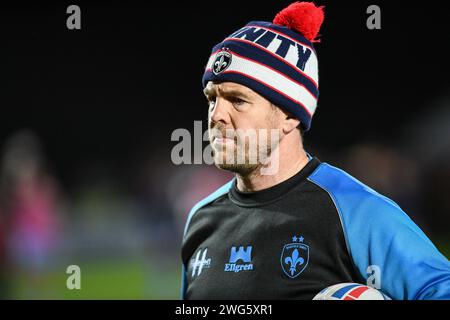 Wakefield, England - 26th January 2024 - Ben Cooper. Rugby League Matty Ashust Testimonial, Wakefield Trinity vs Wigan Warriors at DIY Kitchens Stadium, Wakefield, UK  Dean Williams Stock Photo