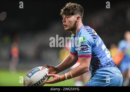 Wakefield, England - 26th January 2024 -Rugby League Matty Ashust Testimonial, Wakefield Trinity vs Wigan Warriors at DIY Kitchens Stadium, Wakefield, UK  Dean Williams Stock Photo