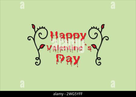Happy Valentine's Day logo Stock Vector