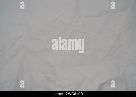 White Crumpled Paper Background.  Abstract background for many uses Stock Photo