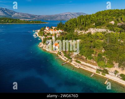 Vrnik, Lumbarda, Island Korčula Stock Photo