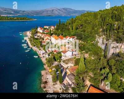 Vrnik, Lumbarda, Island Korčula Stock Photo