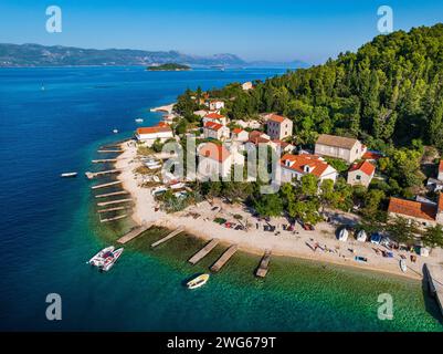 Vrnik, Lumbarda, Island Korčula Stock Photo