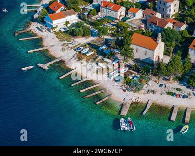 Vrnik, Lumbarda, Island Korčula Stock Photo