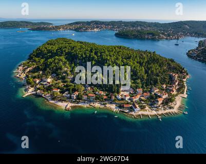 Vrnik, Lumbarda, Island Korčula Stock Photo