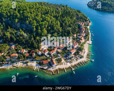 Vrnik, Lumbarda, Island Korčula Stock Photo