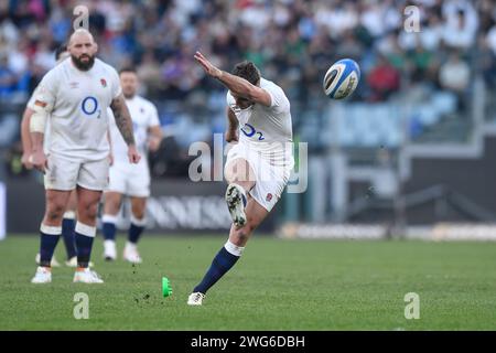 Rome, Italia. 03rd Feb, 2024. George Ford of England during the Six Nations rugby match between Italy and England at Stadio Olimpico in Rome on February 3rd, 2024. Photo Antonietta Baldassarre/Insidefoto Credit: Insidefoto di andrea staccioli/Alamy Live News Stock Photo