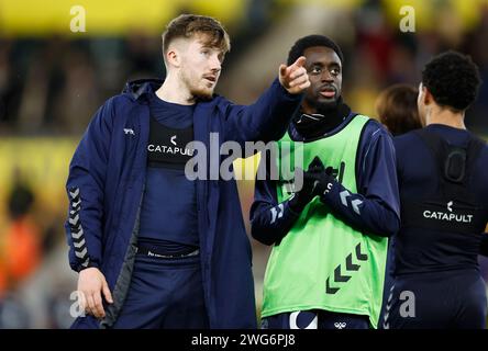 Coventry City's Josh Eccles (centre) and Fabio Tavares after the Sky Bet Championship match at Carrow Road, Norwich. Picture date: Saturday February 3, 2024. Stock Photo